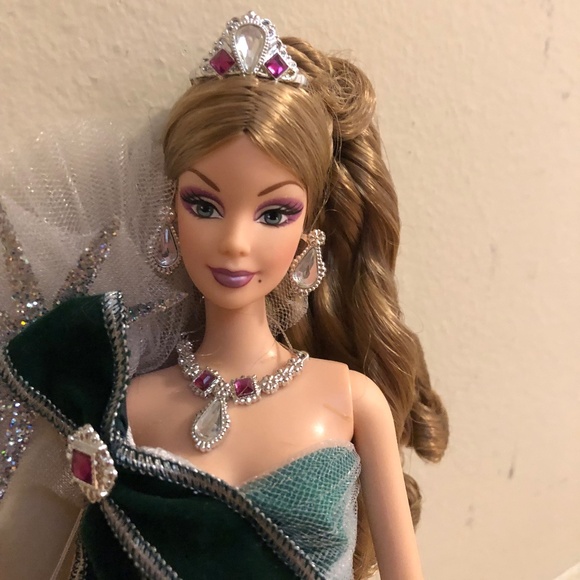 2005 Holiday Emerald Barbie Doll by Bob Mackie Mattel H8583 - Picture 1 of 6